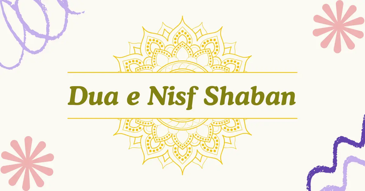 Dua E Nisf Shaban In Hindi Main Text