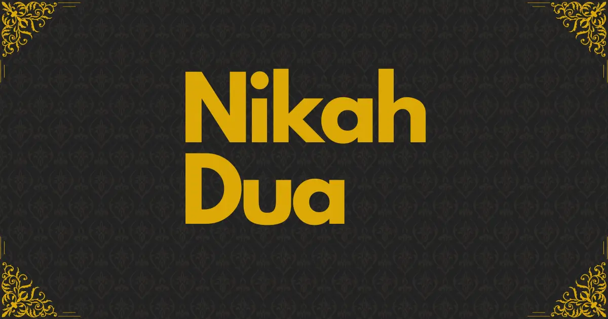 Nikah Dua Main Text